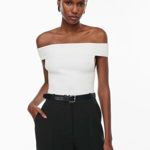 Sculpt Knit Off shoulder Top